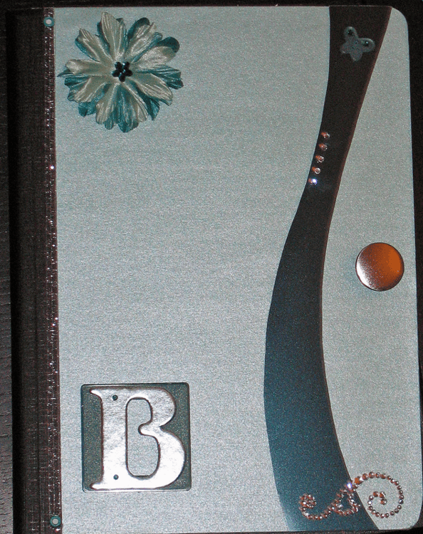 Altered Composition Book - Brande (Flash Photo)