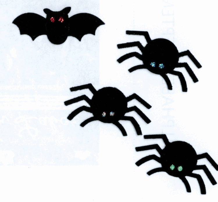Doodlebug Goodies - Spiders and Bat