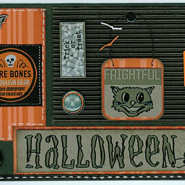 Frightful Halloween Card