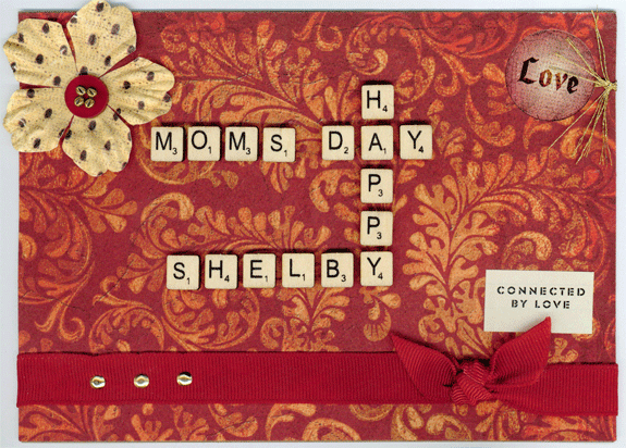 Scrabble Mother&#039;s Day Card