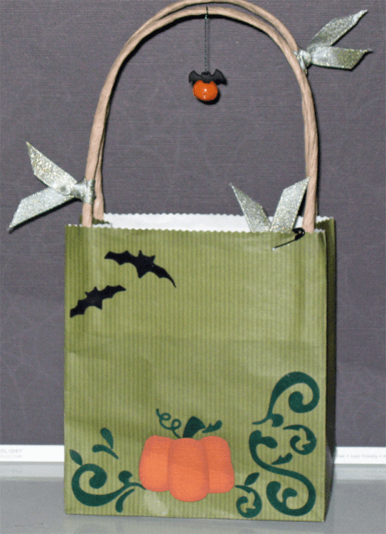 Halloween Pumpkin Treat/Gift Bag