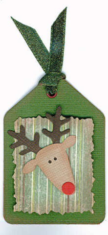 Reindeer Christmas Tag