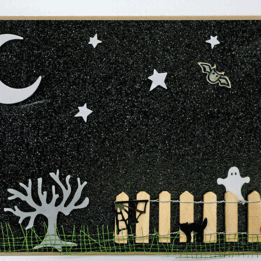 A Starry Night Halloween Card