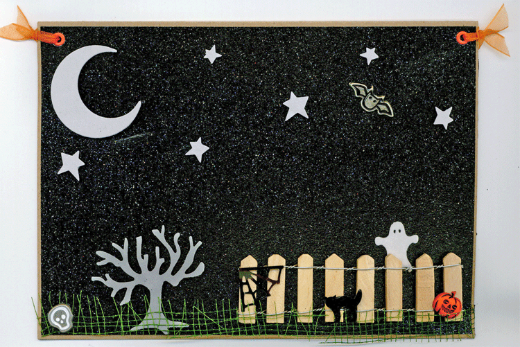 A Starry Night Halloween Card