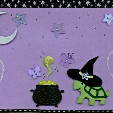 Turtle Witch Card
