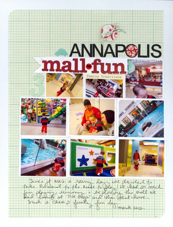 Annapolis Mall Fun ***Creative Memories***