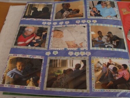 Family patchwork page