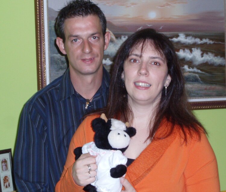 2007 Febrero - En casa con Cris y Santi