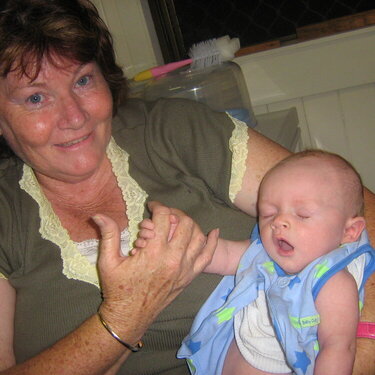 A very Happy Nana &amp; her Baby Granson Luca