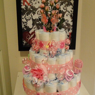 Diaper Cake Front side