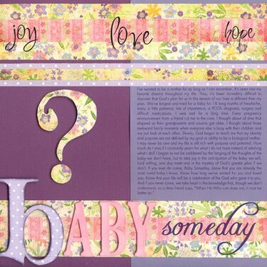 Baby Someday (Struggling to Conceive)