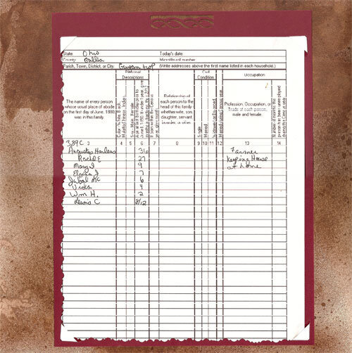 1880 gallia census abstrct A