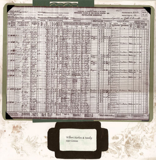 Wilbert Harless 1930 census