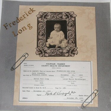 birth certificate