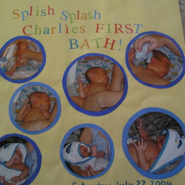 Charlie&#039;s First Bath