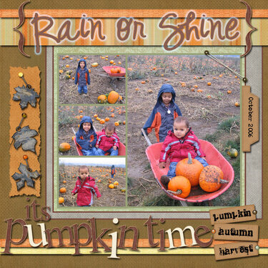 Rain or Shine it&#039;s Pumpkin Time