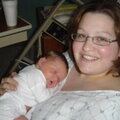 Carter and mommy in hospital