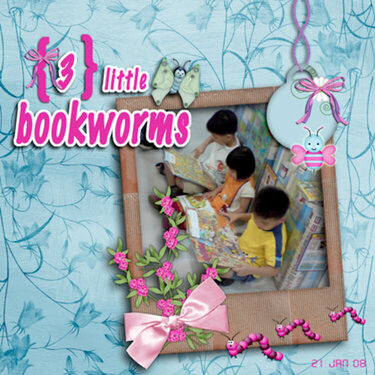 3 little bookworms