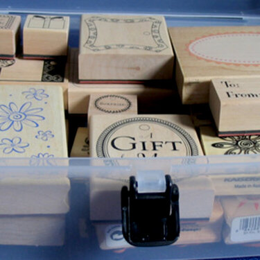 My ONLY box of rubber stamps