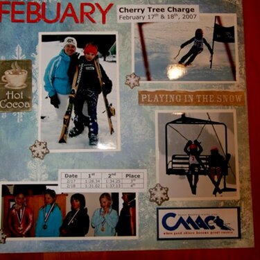 February  - Cherry Tree Charge Ski Race