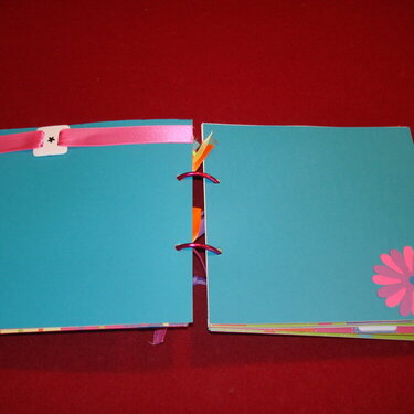 Colorful Mini Scrapbook - inside view 2