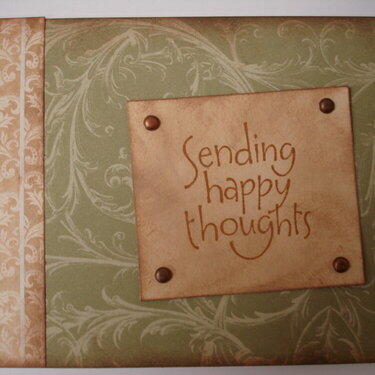 Sending Happy Thoughts card