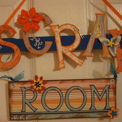 Scrap Room Sign