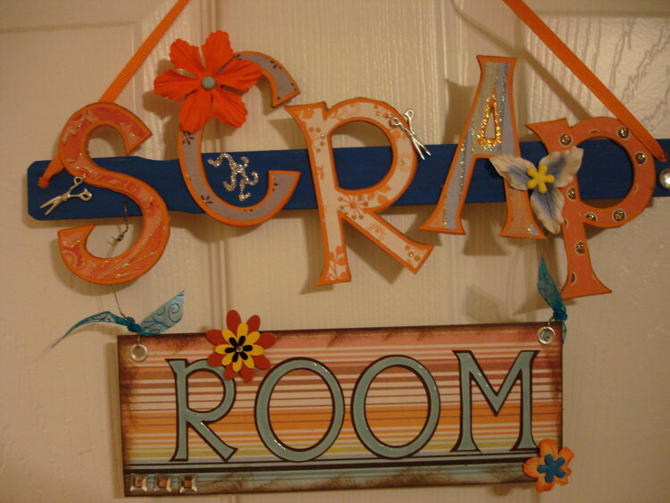 Scrap Room Sign
