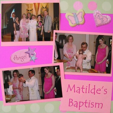 Matilde&#039;s Baptism