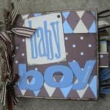 Baby Boy Paper Bag Album