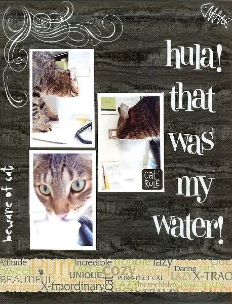 ~Hula! That was MY water!~
