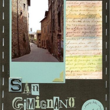 ~San Gimignano-ITALY~