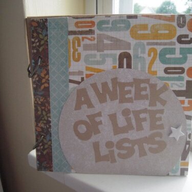 A Week of Life Lists