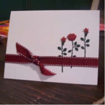 rose card