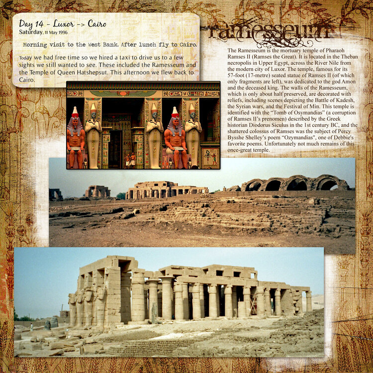 Egypt - Ramesseum