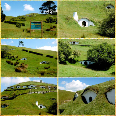 New Zealand - Hobbiton - Hobbit Holes