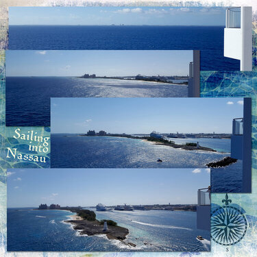 Sailing into Nassau
