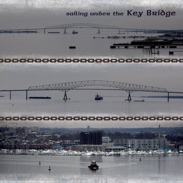 Sailing Under the Key Bridge