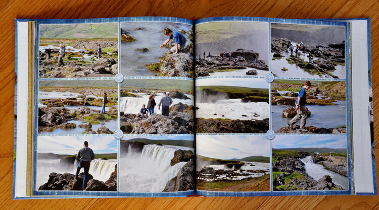 Photo book pages