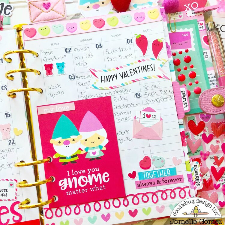 Valentine&#039;s Planner Set UP