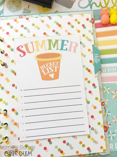 Summer Lovin&#039; Planner Set UP