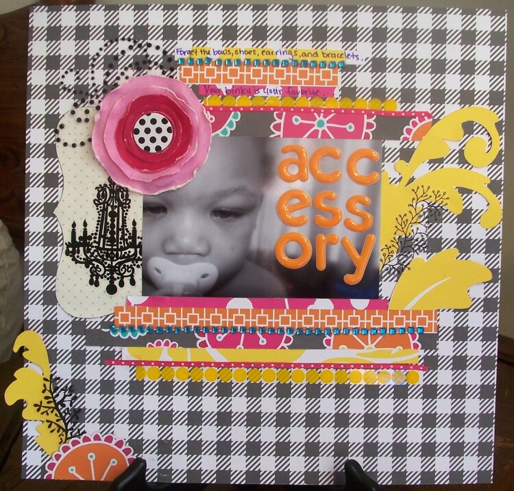 Accessory/Bad Girls Top Design Class 2 Patterned Paper