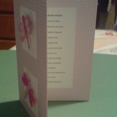baby girl card full view