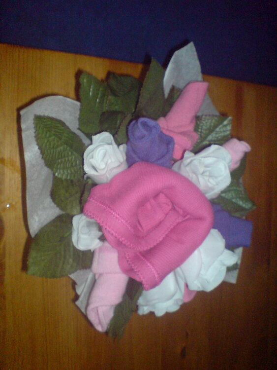 Baby girl Sock Bouquet