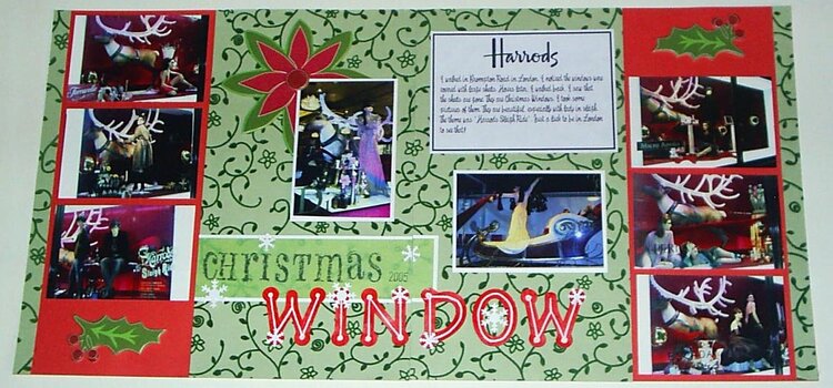 Christmas Window at Harrods
