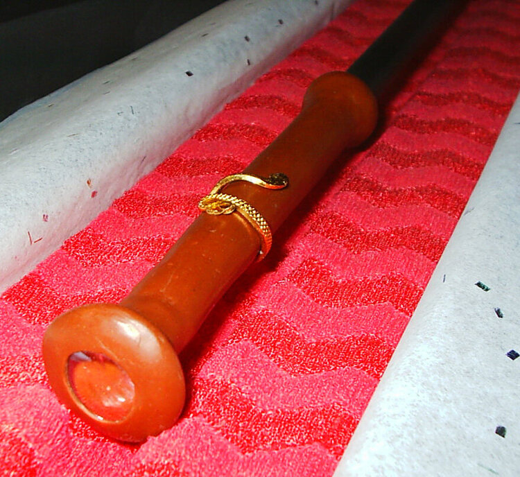 Close View of the Wand Handle