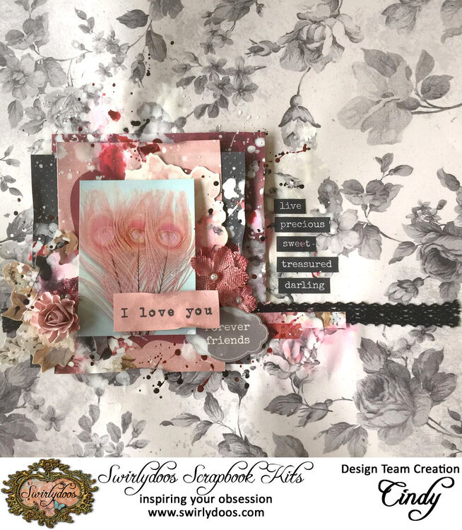 Swirlydoos Kit Club November 2015 Collection, Scarlet Elegance.