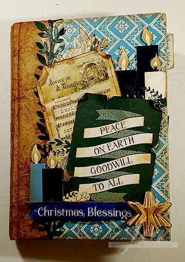 One Night In Bethlehem Altered Book