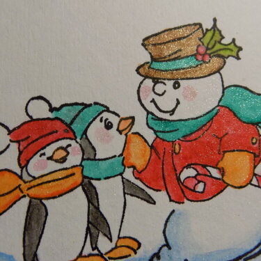 Snowman and Penguins