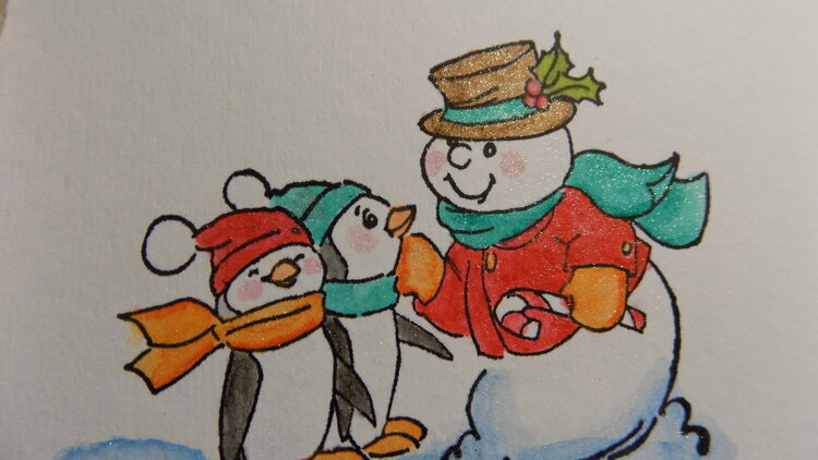 Snowman and Penguins
